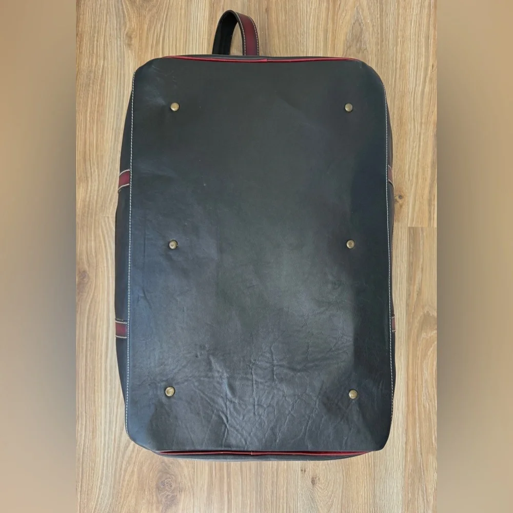 Custom Houston Astros Full Grain Leather Player-Style Weekender Duffel Rare